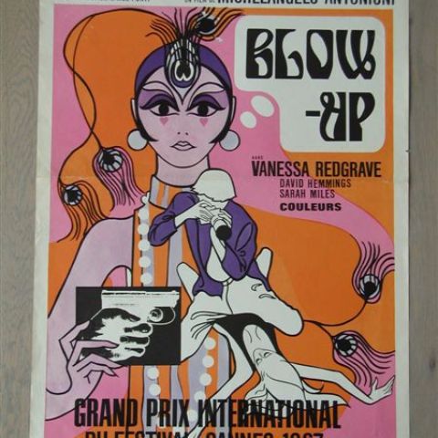 'Blow up' (Antonioni) Belgian affichette